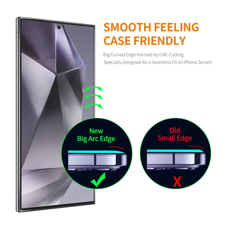 ENKAY Easy Install 0.18mm High Alumina Silicon Full Glass Film, Support Ultrasonic Unlock