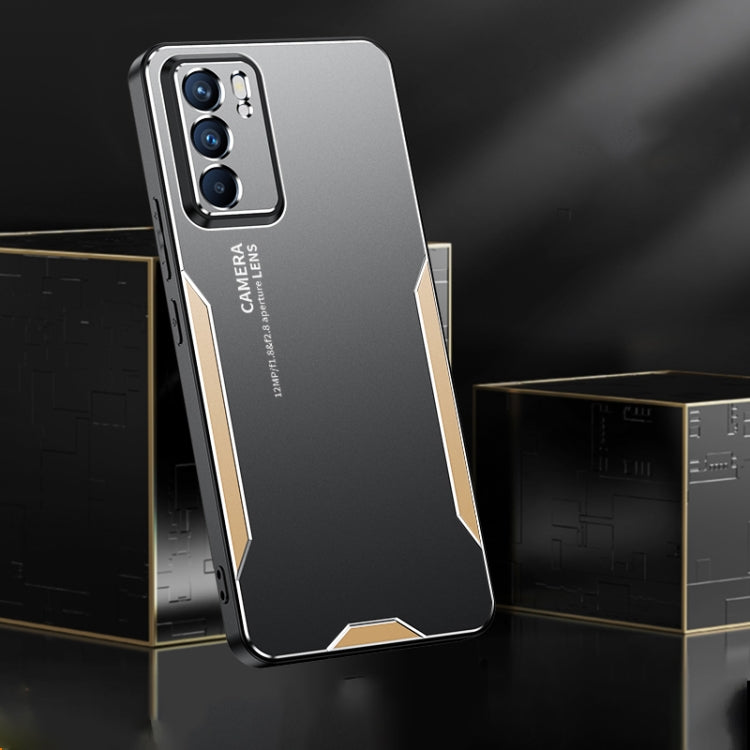Blade Series TPU Hybrid Metal Phone Case, For OPPO Reno6, For OPPO A93, For OPPO A55, For OPPO Reno4 SE, For OPPO Reno4, For OPPO Reno3 Pro