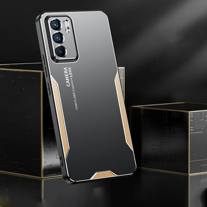 Blade Series TPU Hybrid Metal Phone Case, For OPPO Reno6, For OPPO A93, For OPPO A55, For OPPO Reno4 SE, For OPPO Reno4, For OPPO Reno3 Pro
