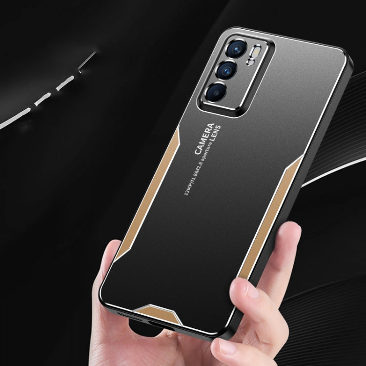 Blade Series TPU Hybrid Metal Phone Case, For OPPO Reno6, For OPPO A93, For OPPO A55, For OPPO Reno4 SE, For OPPO Reno4, For OPPO Reno3 Pro