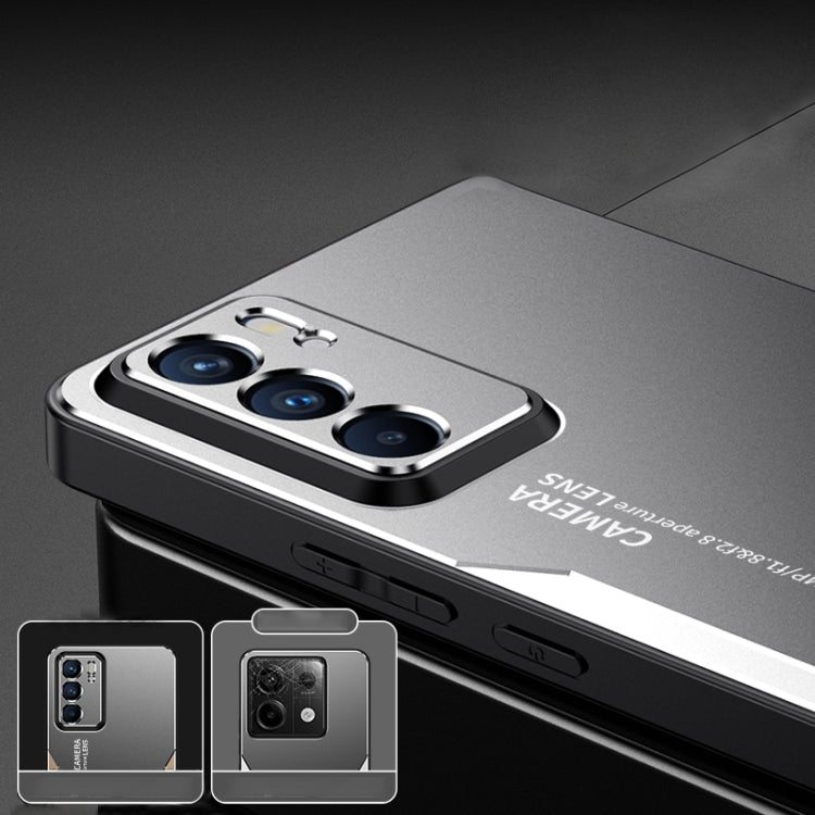 Blade Series TPU Hybrid Metal Phone Case, For OPPO Reno6, For OPPO A93, For OPPO A55, For OPPO Reno4 SE, For OPPO Reno4, For OPPO Reno3 Pro