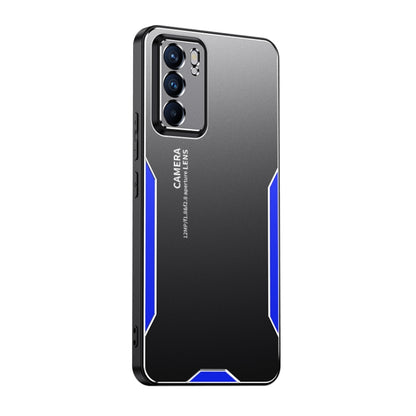 Blade Series TPU Hybrid Metal Phone Case, For OPPO Reno6, For OPPO A93, For OPPO A55, For OPPO Reno4 SE, For OPPO Reno4, For OPPO Reno3 Pro