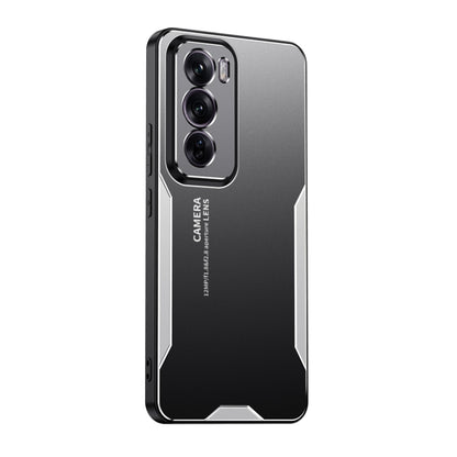 Blade Series TPU Hybrid Metal Phone Case, For  OPPO Reno12 F, For OPPO Reno12 Pro Global, For OPPO Reno12 Global, For OPPO K12X China, For OPPO A60 4G, For OPPO A3 Pro China