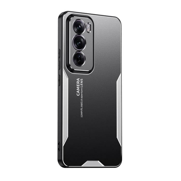 Blade Series TPU Hybrid Metal Phone Case, For  OPPO Reno12 F, For OPPO Reno12 Pro Global, For OPPO Reno12 Global, For OPPO K12X China, For OPPO A60 4G, For OPPO A3 Pro China