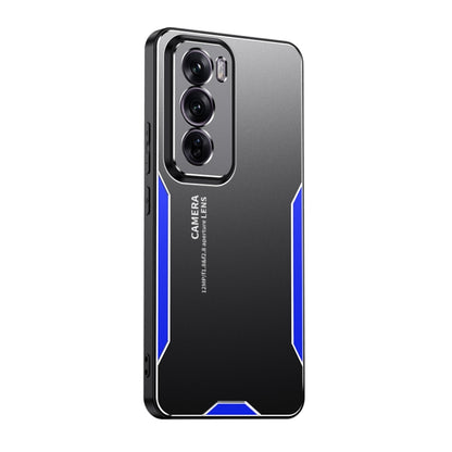 Blade Series TPU Hybrid Metal Phone Case, For  OPPO Reno12 F, For OPPO Reno12 Pro Global, For OPPO Reno12 Global, For OPPO K12X China, For OPPO A60 4G, For OPPO A3 Pro China