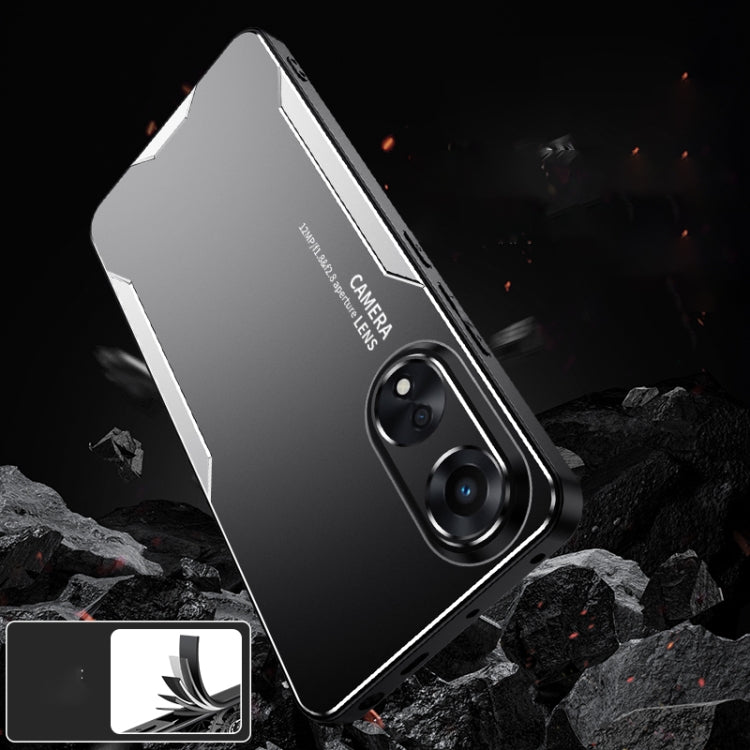 Blade Series TPU Hybrid Metal Phone Case, For OPPO A1