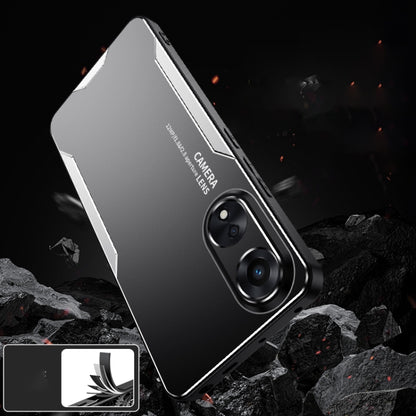 Blade Series TPU Hybrid Metal Phone Case, For OPPO A1