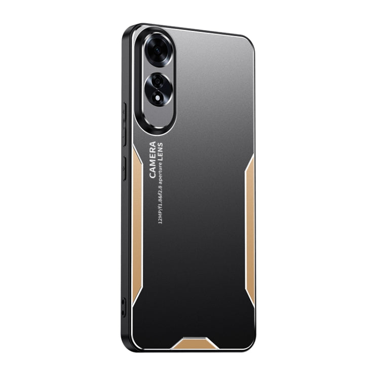 Blade Series TPU Hybrid Metal Phone Case, For  OPPO Reno12 F, For OPPO Reno12 Pro Global, For OPPO Reno12 Global, For OPPO K12X China, For OPPO A60 4G, For OPPO A3 Pro China