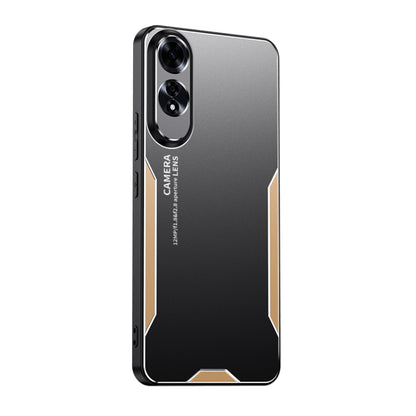 Blade Series TPU Hybrid Metal Phone Case, For  OPPO Reno12 F, For OPPO Reno12 Pro Global, For OPPO Reno12 Global, For OPPO K12X China, For OPPO A60 4G, For OPPO A3 Pro China
