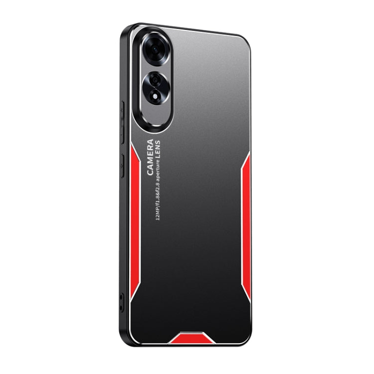 Blade Series TPU Hybrid Metal Phone Case, For  OPPO Reno12 F, For OPPO Reno12 Pro Global, For OPPO Reno12 Global, For OPPO K12X China, For OPPO A60 4G, For OPPO A3 Pro China