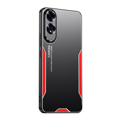 Blade Series TPU Hybrid Metal Phone Case, For  OPPO Reno12 F, For OPPO Reno12 Pro Global, For OPPO Reno12 Global, For OPPO K12X China, For OPPO A60 4G, For OPPO A3 Pro China