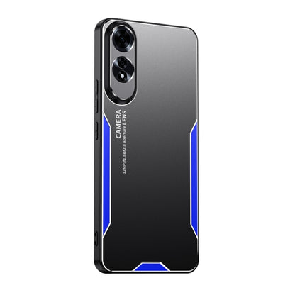 Blade Series TPU Hybrid Metal Phone Case, For  OPPO Reno12 F, For OPPO Reno12 Pro Global, For OPPO Reno12 Global, For OPPO K12X China, For OPPO A60 4G, For OPPO A3 Pro China