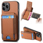 Carbon Fiber Vertical Flip Wallet Stand Phone Case, For iPhone 11 Pro Max, For iPhone 11, For iPhone 11 Pro, For iPhone X / XS