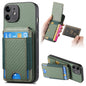 Carbon Fiber Vertical Flip Wallet Stand Phone Case, For iPhone 11 Pro Max, For iPhone 11, For iPhone 11 Pro, For iPhone X / XS