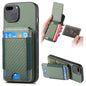 Carbon Fiber Vertical Flip Wallet Stand Phone Case, For iPhone XR, For iPhone XS Max, For iPhone 7 Plus / 8 Plus, For iPhone 6 Plus / 6s Plus