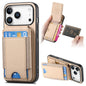 Carbon Fiber Vertical Flip Wallet Stand Phone Case, For iPhone 18 Pro / 17 Pro, For iPhone 18 Pro Max / 17 Pro Max, For iPhone 17e / 16e, For iPhone 17
