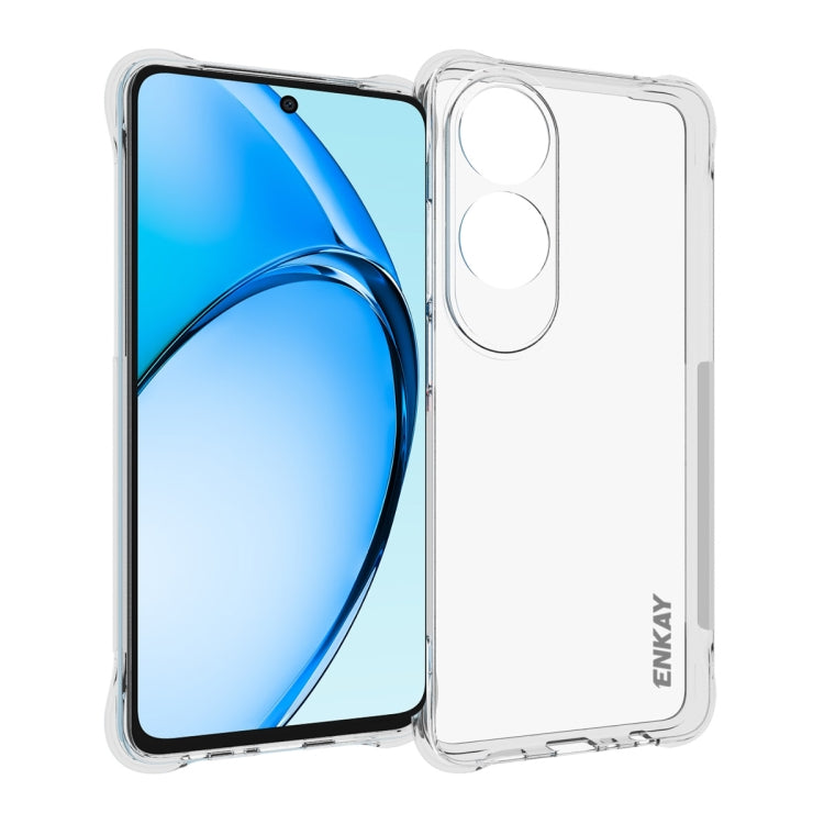 ENKAY Hat-Prince Transparent TPU Shockproof Phone Case, For OPPO Reno16 Pro 5G Global, For OPPO Reno16 5G Global, For OPPO A6c 4G Global, For OPPO Reno15 F Global, For OPPO Reno15 Global, For OPPO Find X9, For OPPO Find X9 Pro, For OPPO A5 5G Global   ...