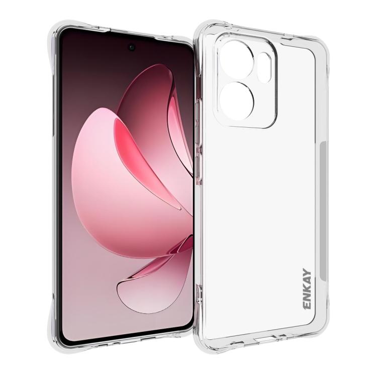 ENKAY Hat-Prince Transparent TPU Shockproof Phone Case, For OPPO A6c 4G Global, For OPPO Reno15 F Global, For OPPO Reno15 Global, For OPPO Find X9, For OPPO Find X9 Pro, For OPPO A5 5G Global, For OPPO Reno14 5G Global, For OPPO Find X8 Ultra 5G       ...