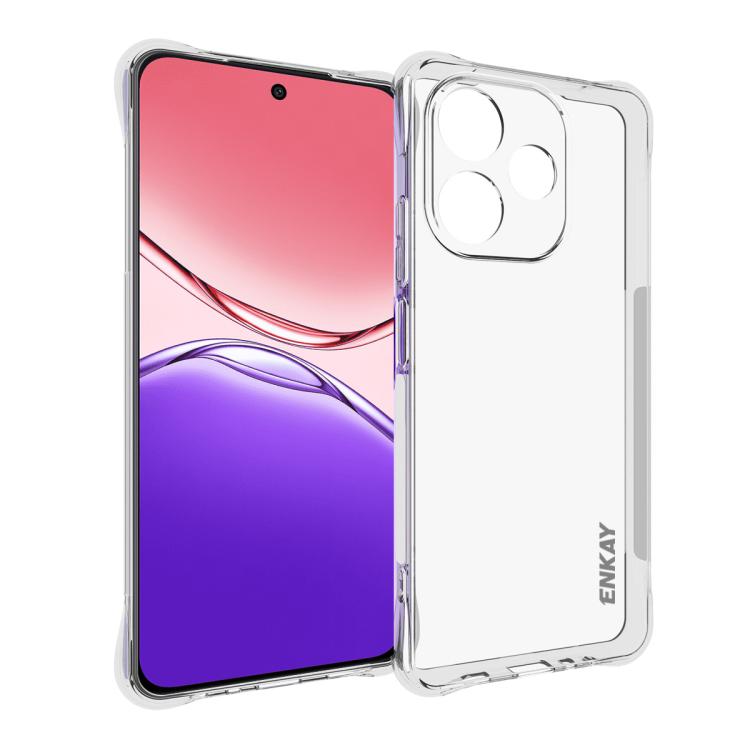 ENKAY Hat-Prince Transparent TPU Shockproof Phone Case, For OPPO Reno16 Pro 5G Global, For OPPO Reno16 5G Global, For OPPO A6c 4G Global, For OPPO Reno15 F Global, For OPPO Reno15 Global, For OPPO Find X9, For OPPO Find X9 Pro, For OPPO A5 5G Global   ...