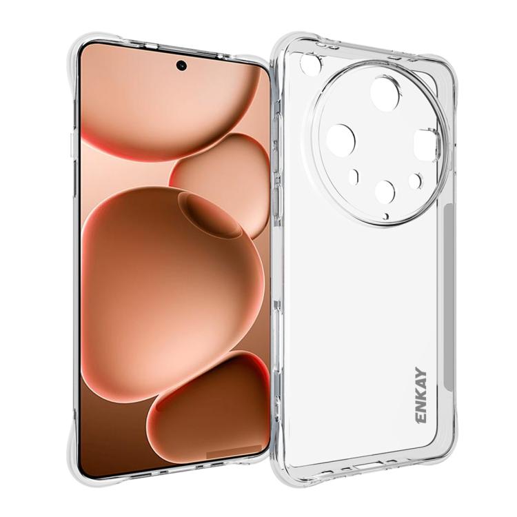ENKAY Hat-Prince Transparent TPU Shockproof Phone Case, For OPPO Find X9, For OPPO F31 5G / A6 Pro Global, For OPPO Find X9 Pro, For OPPO A5 5G Global, For OPPO Reno14 5G Global, For OPPO Find X8 Ultra 5G, For OPPO A5 Pro, For OPPO Reno13 F 5G���������...