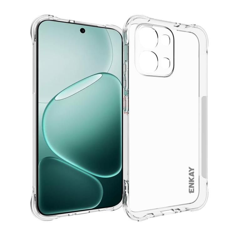 ENKAY Hat-Prince Transparent TPU Shockproof Phone Case, For OPPO Find X9, For OPPO F31 5G / A6 Pro Global, For OPPO Find X9 Pro, For OPPO A5 5G Global, For OPPO Reno14 5G Global, For OPPO Find X8 Ultra 5G, For OPPO A5 Pro, For OPPO Reno13 F 5G���������...