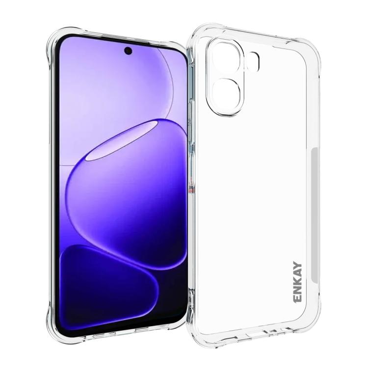 ENKAY Hat-Prince Transparent TPU Shockproof Phone Case, For OPPO A6c 4G Global, For OPPO Reno15 F Global, For OPPO Reno15 Global, For OPPO Find X9, For OPPO Find X9 Pro, For OPPO A5 5G Global, For OPPO Reno14 5G Global, For OPPO Find X8 Ultra 5G       ...