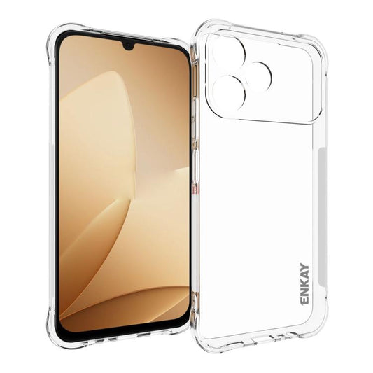 ENKAY Hat-Prince Transparent TPU Shockproof Phone Case, For OPPO A6c 4G Global, For OPPO Reno15 F Global, For OPPO Reno15 Global, For OPPO Find X9, For OPPO Find X9 Pro, For OPPO A5 5G Global, For OPPO Reno14 5G Global, For OPPO Find X8 Ultra 5G       ...
