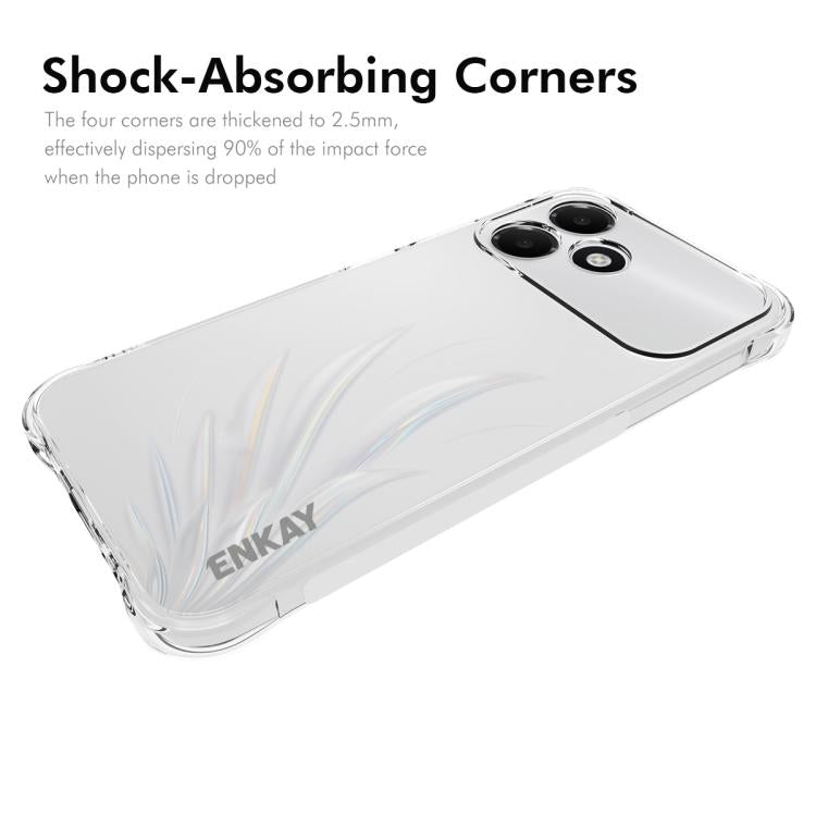 ENKAY Hat-Prince Transparent TPU Shockproof Phone Case, For OPPO A6c 4G Global, For OPPO Reno15 F Global, For OPPO Reno15 Global, For OPPO Find X9, For OPPO Find X9 Pro, For OPPO A5 5G Global, For OPPO Reno14 5G Global, For OPPO Find X8 Ultra 5G       ...