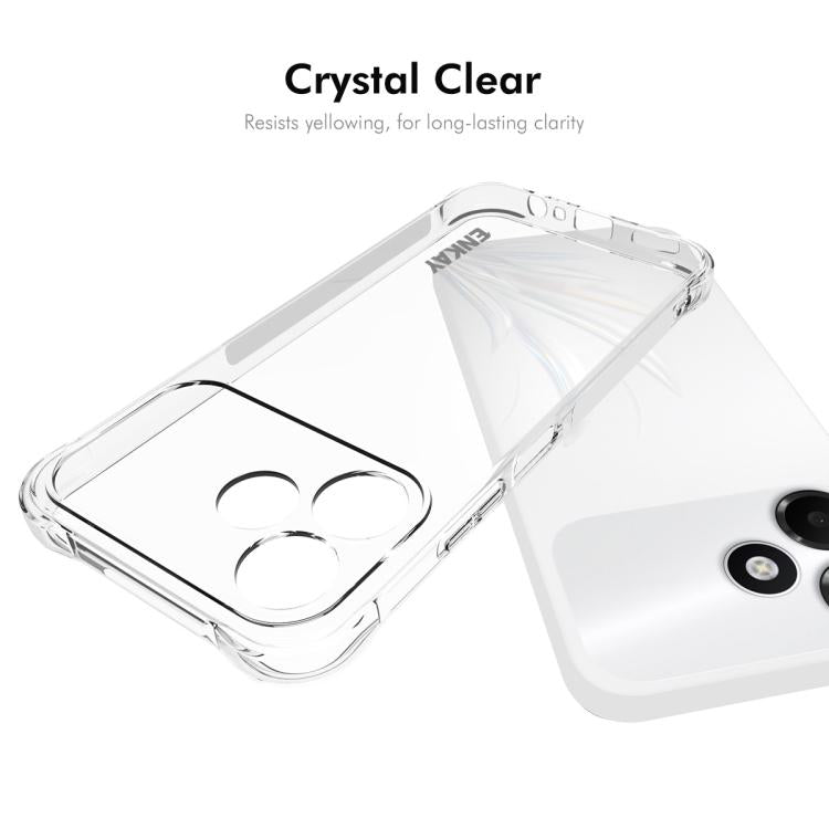 ENKAY Hat-Prince Transparent TPU Shockproof Phone Case, For OPPO A6c 4G Global, For OPPO Reno15 F Global, For OPPO Reno15 Global, For OPPO Find X9, For OPPO Find X9 Pro, For OPPO A5 5G Global, For OPPO Reno14 5G Global, For OPPO Find X8 Ultra 5G       ...