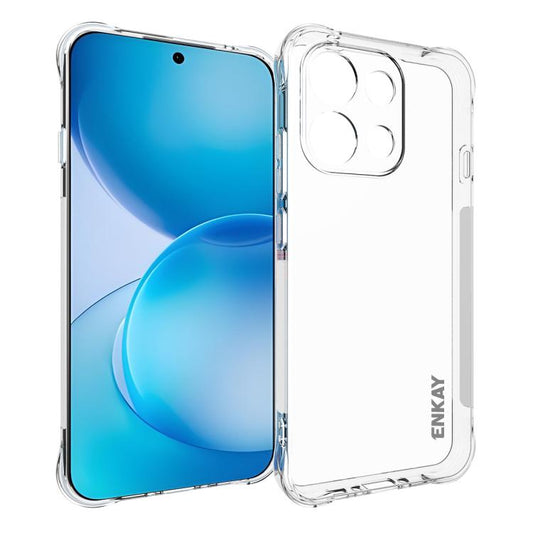 ENKAY Hat-Prince Transparent TPU Shockproof Phone Case, For OPPO Reno16 Pro 5G Global, For OPPO Reno16 5G Global, For OPPO A6c 4G Global, For OPPO Reno15 F Global, For OPPO Reno15 Global, For OPPO Find X9, For OPPO Find X9 Pro, For OPPO A5 5G Global   ...