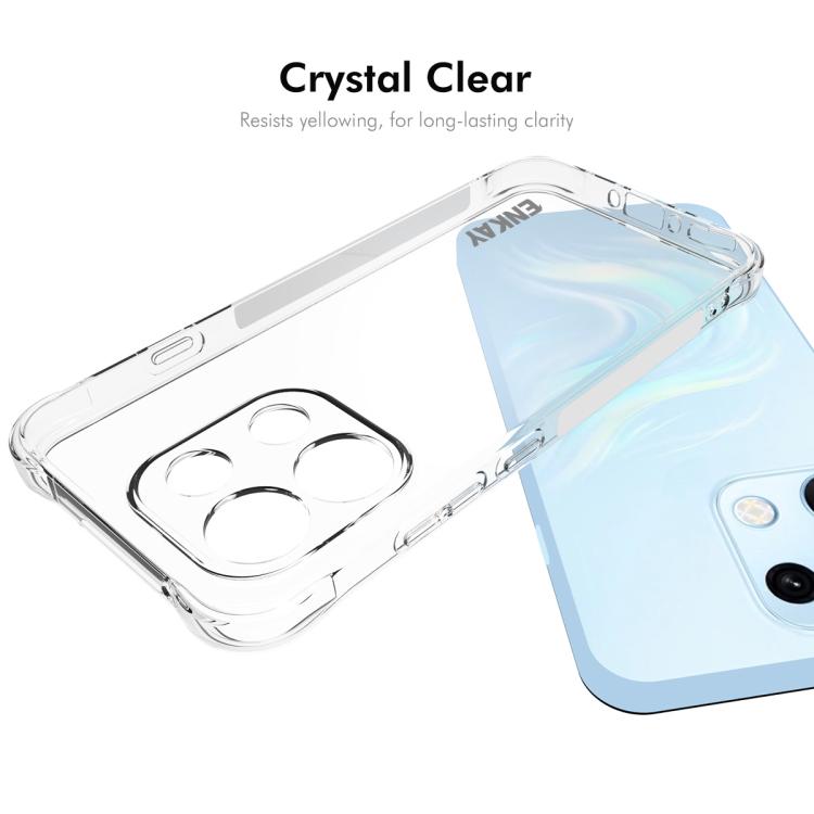 ENKAY Hat-Prince Transparent TPU Shockproof Phone Case, For OPPO Reno16 Pro 5G Global, For OPPO Reno16 5G Global, For OPPO A6c 4G Global, For OPPO Reno15 F Global, For OPPO Reno15 Global, For OPPO Find X9, For OPPO Find X9 Pro, For OPPO A5 5G Global   ...