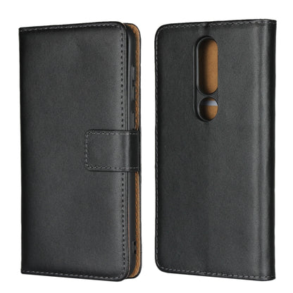 Leather Horizontal Flip Holster for Nokia X6 2018 ，with Magnetic Clasp and Bracket and Card Slot and Wallet