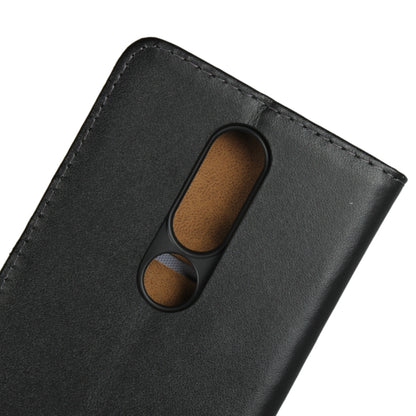 Leather Horizontal Flip Holster for Nokia X6 2018 ，with Magnetic Clasp and Bracket and Card Slot and Wallet