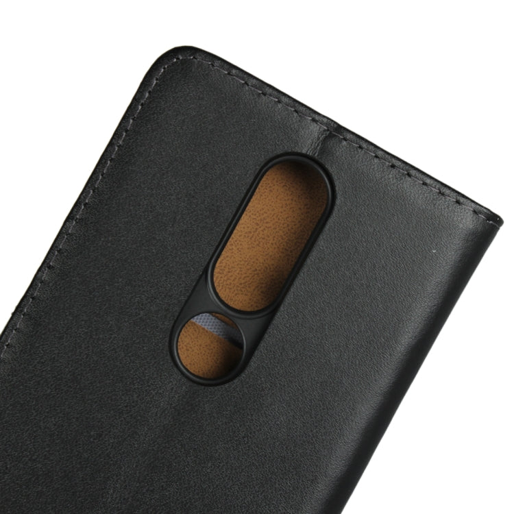Leather Horizontal Flip Holster for Nokia X6 2018 ，with Magnetic Clasp and Bracket and Card Slot and Wallet, For Nokia X6 2018