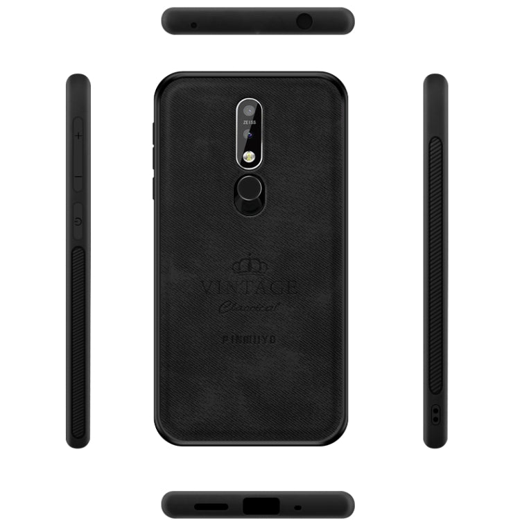 PINWUYO Shockproof Waterproof Full Coverage PC + TPU + Skin Protective Case for Nokia7.1 （2018）