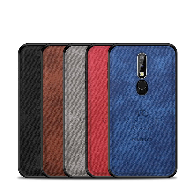 PINWUYO Shockproof Waterproof Full Coverage PC + TPU + Skin Protective Case for Nokia7.1 （2018）