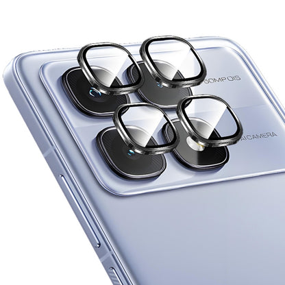 ENKAY Hat-Prince 9H Rear Camera Lens Aluminium Alloy Tempered Glass Film, For Redmi Note 14S, For Redmi Turbo 4 Pro, For Redmi K70 Ultra, For Redmi Note 13R 5G, For Redmi Turbo 3, For Redmi Note 13 4G, For Xiaomi Poco X6 Pro, For Xiaomi Poco X5