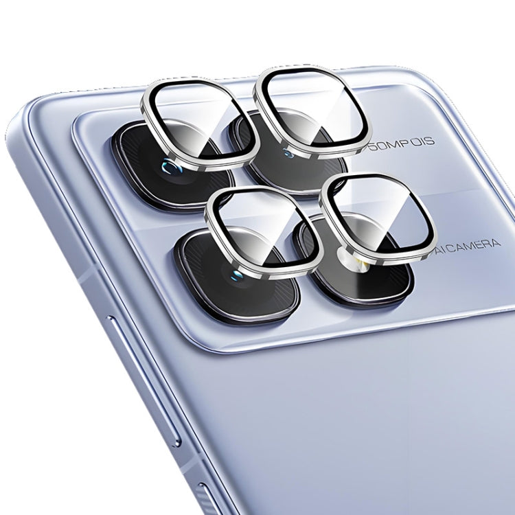 ENKAY Hat-Prince 9H Rear Camera Lens Aluminium Alloy Tempered Glass Film, For Redmi Note 14S, For Redmi Turbo 4 Pro, For Redmi K70 Ultra, For Redmi Note 13R 5G, For Redmi Turbo 3, For Redmi Note 13 4G, For Xiaomi Poco X6 Pro, For Xiaomi Poco X5