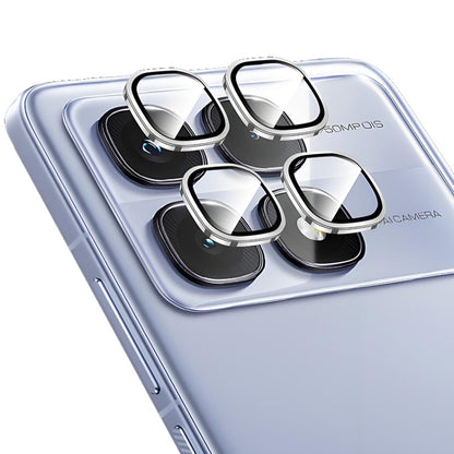 ENKAY Hat-Prince 9H Rear Camera Lens Aluminium Alloy Tempered Glass Film, For Redmi Note 14S, For Redmi Turbo 4 Pro, For Redmi K70 Ultra, For Redmi Note 13R 5G, For Redmi Turbo 3, For Redmi Note 13 4G, For Xiaomi Poco X6 Pro, For Xiaomi Poco X5