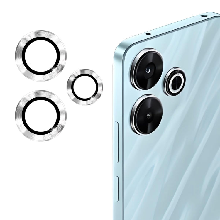 ENKAY Hat-Prince 9H Rear Camera Lens Aluminium Alloy Tempered Glass Film, For Xiaomi Poco F7 Pro / F7 Ultra, For Xiaomi Poco X7 Pro / Redmi Turbo 4, For Redmi K80 / K80 Pro, For Redmi 13 4G / 5G, For Xiaomi Poco X7