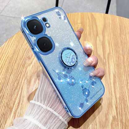 Gradient Glitter Immortal Flower Ring All-inclusive Phone Case, For vivo Y300 Pro, For vivo S19 Pro, For vivo S19, For vivo Y28 4G, For vivo X100 Ultra, For vivo Y03 4G Global, For vivo iQOO Neo9 Pro, For vivo iQOO Neo9