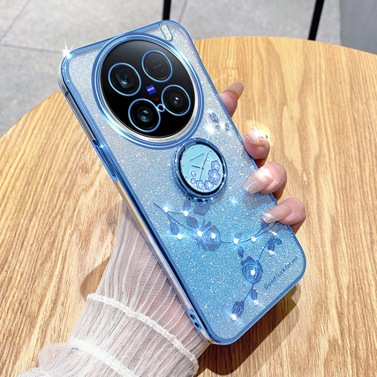 Gradient Glitter Immortal Flower Ring All-inclusive Phone Case, For vivo Y300 Pro, For vivo S19 Pro, For vivo S19, For vivo Y28 4G, For vivo X100 Ultra, For vivo Y03 4G Global, For vivo iQOO Neo9 Pro, For vivo iQOO Neo9