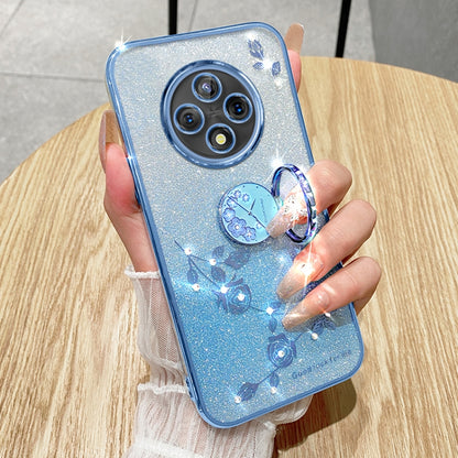 Gradient Glitter Immortal Flower Ring All-inclusive Phone Case, For vivo Y300 Pro, For vivo S19 Pro, For vivo S19, For vivo Y28 4G, For vivo X100 Ultra, For vivo Y03 4G Global, For vivo iQOO Neo9 Pro, For vivo iQOO Neo9
