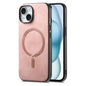 Solid Color Retro Magsafe PU Back Cover Phone Case, For iPhone 15 Pro Max, For iPhone 15 Pro, For iPhone 15 Plus