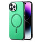 Solid Color Retro Magsafe PU Back Cover Phone Case, For iPhone 14 Pro, For iPhone 14 Pro Max, For iPhone 7 / 8 / SE 2022