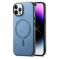 Solid Color Retro Magsafe PU Back Cover Phone Case, For iPhone 14 Pro, For iPhone 14 Pro Max, For iPhone 7 / 8 / SE 2022