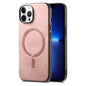 Solid Color Retro Magsafe PU Back Cover Phone Case, For iPhone 13 Pro Max, For iPhone 13 Pro, For iPhone 13