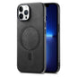 Solid Color Retro Magsafe PU Back Cover Phone Case, For iPhone 13 Pro Max, For iPhone 13 Pro, For iPhone 13
