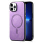 Solid Color Retro Magsafe PU Back Cover Phone Case, For iPhone 13 Pro Max, For iPhone 13 Pro, For iPhone 13