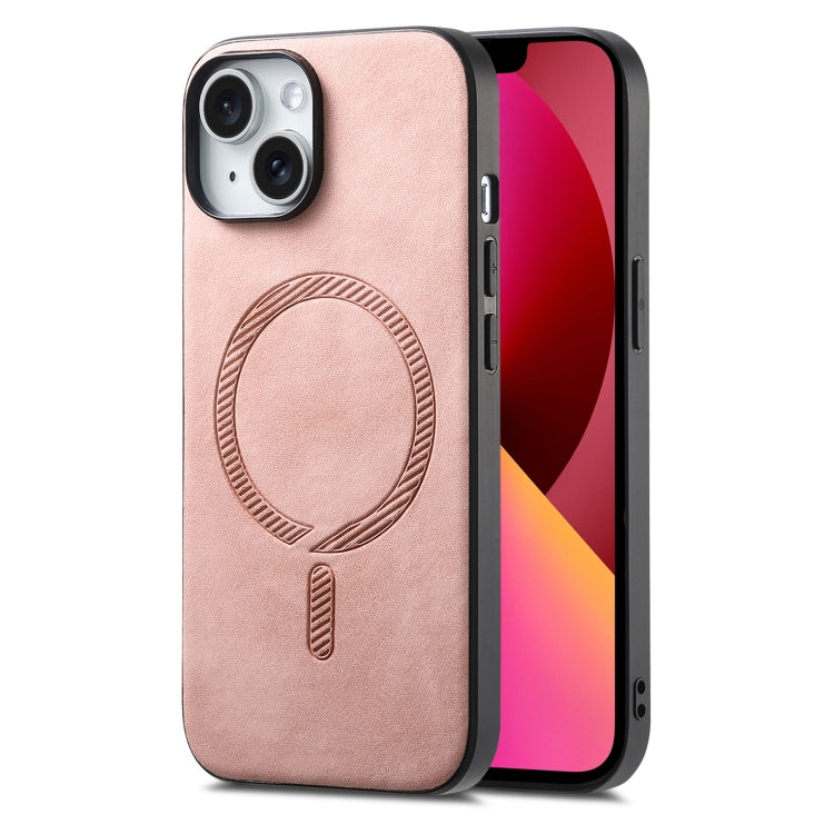Solid Color Retro Magsafe PU Back Cover Phone Case, For iPhone 13 Pro Max, For iPhone 13 Pro, For iPhone 13